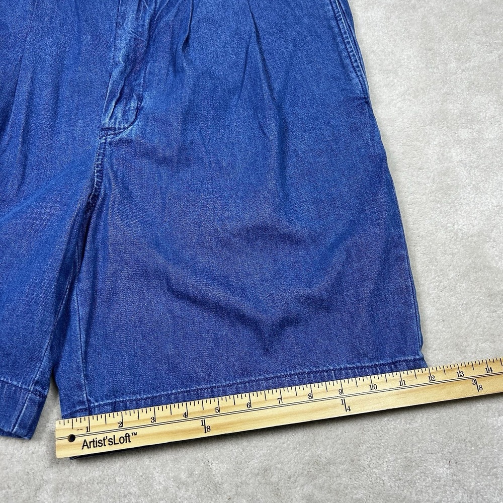 J Crew Shorts Men's 32 Denim Pleated Chambray Dock Oarsman MSRP $158 Dad - Picture 5 of 8